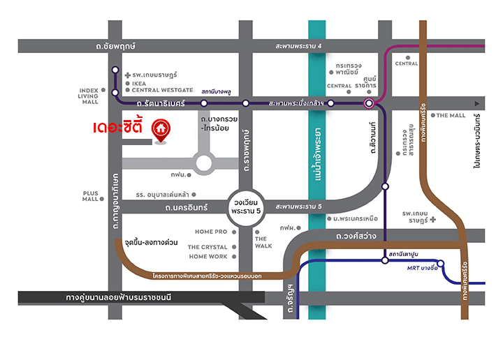 บ้านมือสองตกแต่งใหม่ คุณภาพแบรนด์ AP ม.เดอะซิตี้ ราชพฤกษ์ ตกแต่งหรูหราสไตล์ Modern บนเนื้อที่ 51.6 ตร.ว. ฟังก์ชันจัดเต็ม 4 ห้องนอน 3 ห้องน้ำ 2 ที่จอดรถ รองรับครอบครัวขนาดใหญ่ เชื่อมต่อหลายเส้นทางทั้ง ถ.ราชพฤกษ์ ,ถ.รัตนาธิเบศร์ และถ.กาญจนาภิเษก และเพียง 5 นาทีถึงรถไฟฟ้า "สถานีบางพลู"